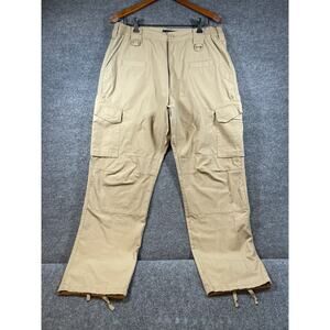 LA Police Gear Pants Mens 38 (34X30) Khaki Ripstop Tactical Basic Operator Cargo
